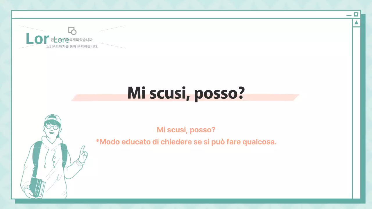 Una semplice lezione di giapponese alla menta e all'arancia