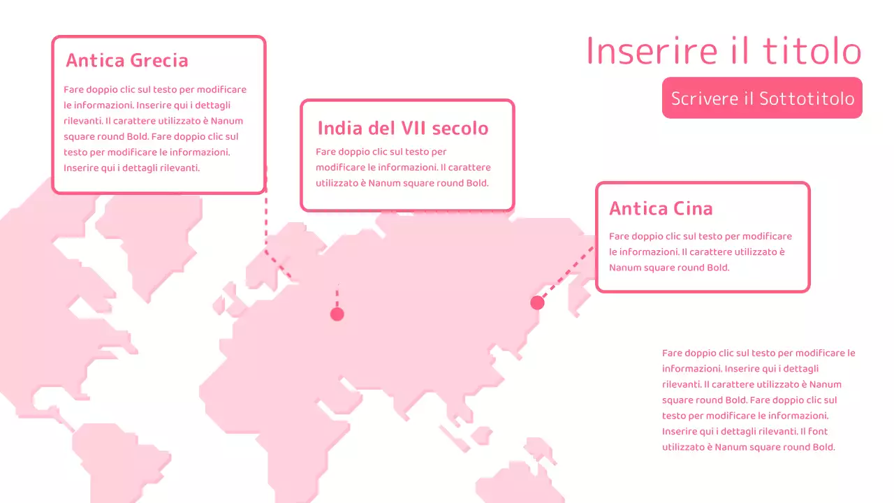 Rosa Presentazione di forme geometriche pulite