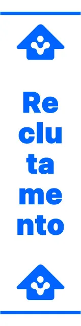 Blu e bianco semplice moderno icone freccia e testo frasi stile layout Indicazioni per il colloquio nuovo assunto