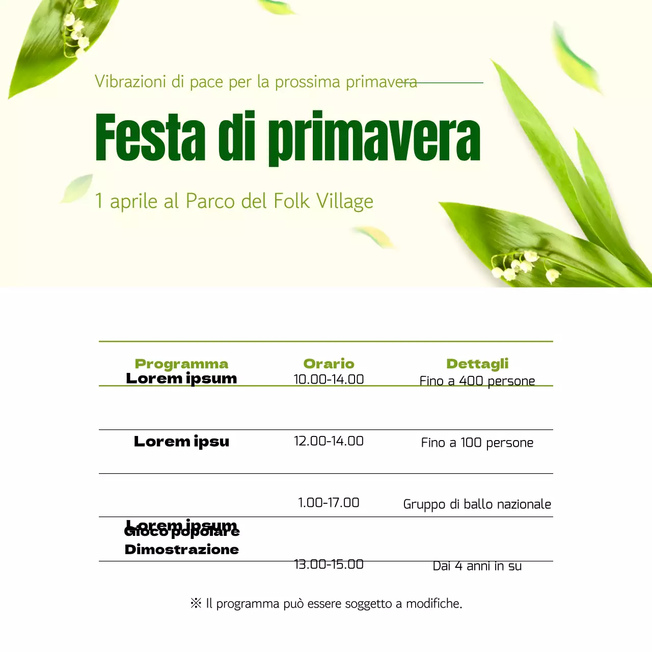 Verde lime Foglie fresche e svolazzanti concetto di tavolo per il Capodanno cinese