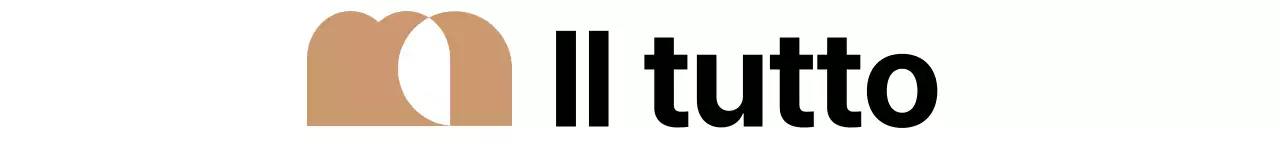 Promuovere un caffè con un logo in beige e nero