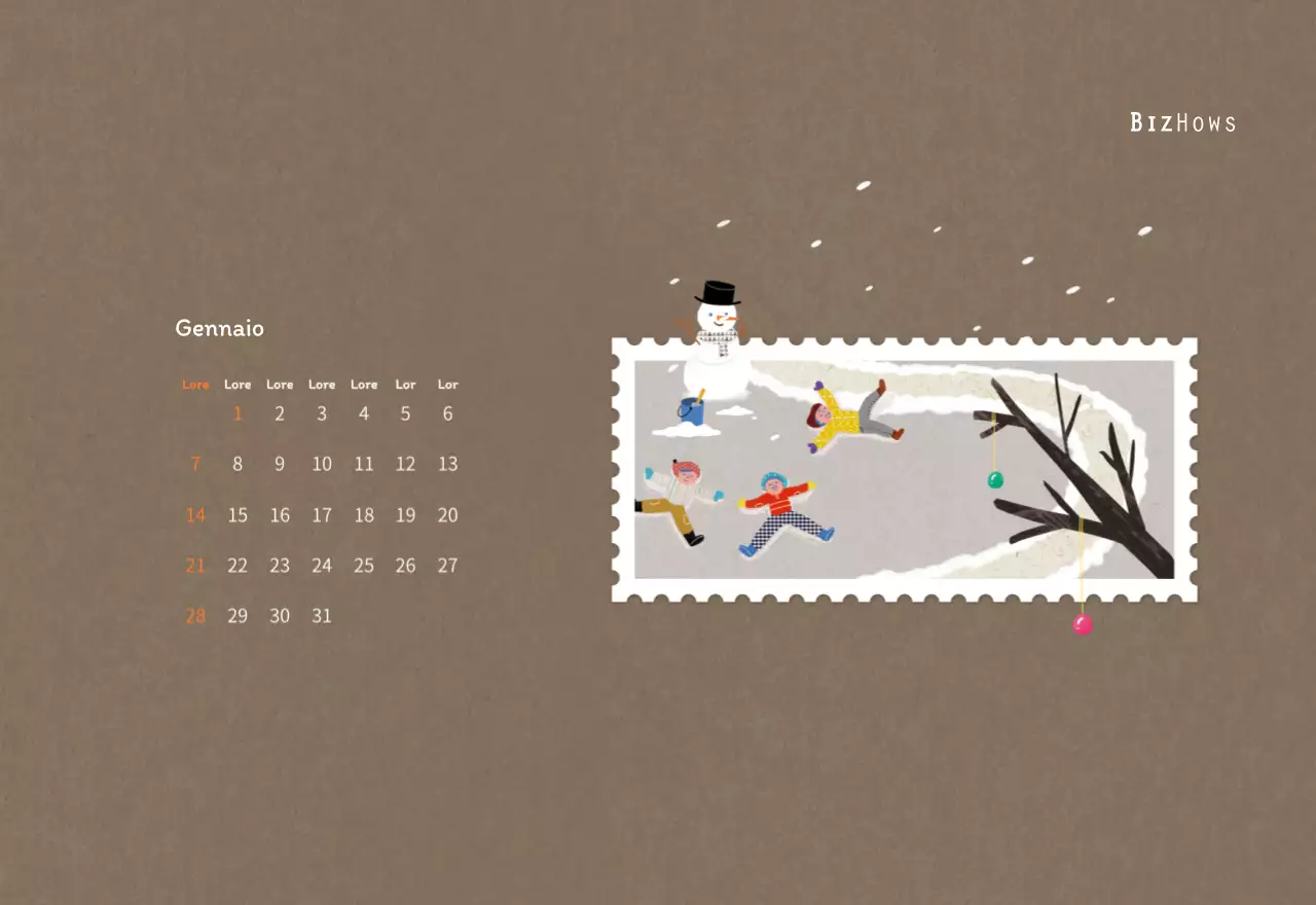 Illustrazioni di francobolli con un concetto caldo