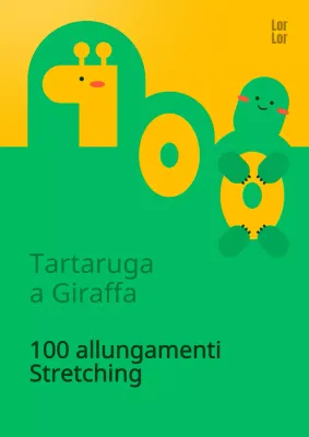 Testimonianza di stretching con il personaggio della tartaruga