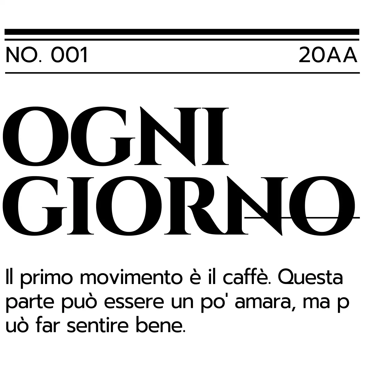 Concetto di layout di giornale semplice e pulito in bianco e nero per merci personalizzate