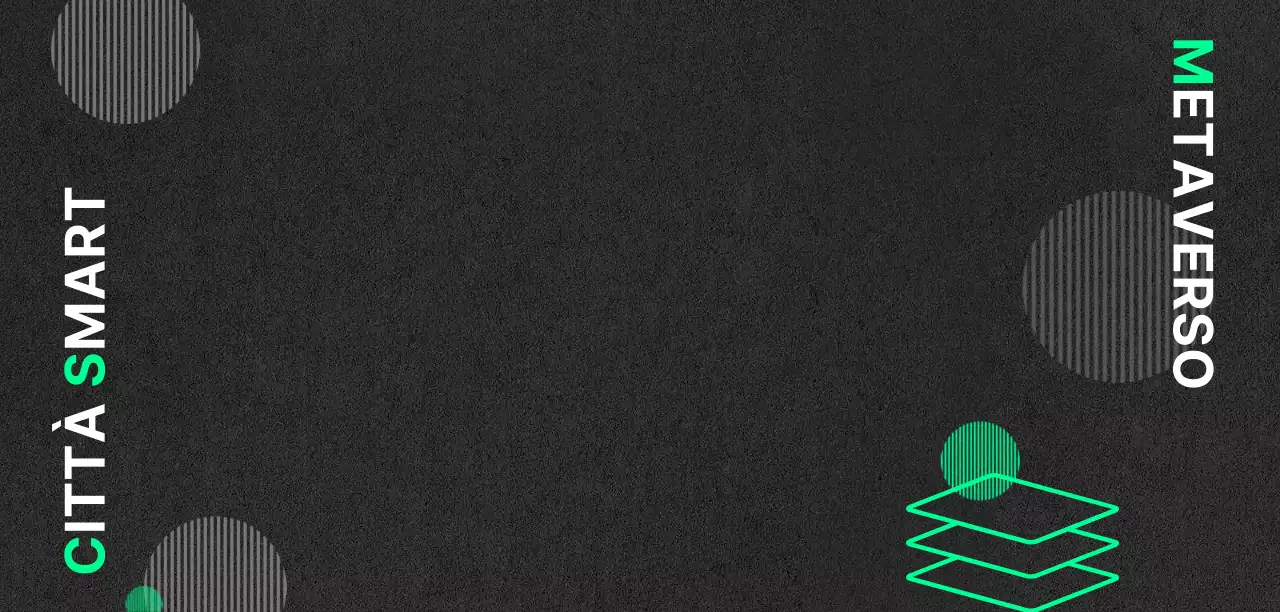 Annunci di seminario in nero e menta