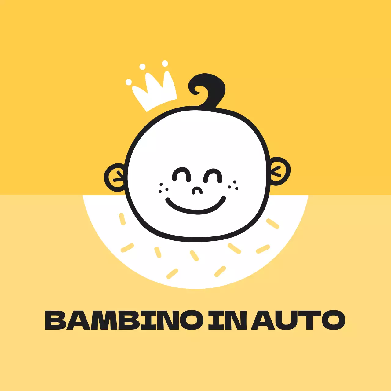 Illustrazione gialla di un bambino a cavallo