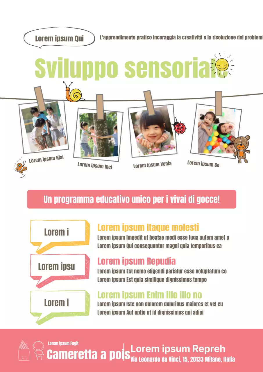 Sviluppo sensoriale