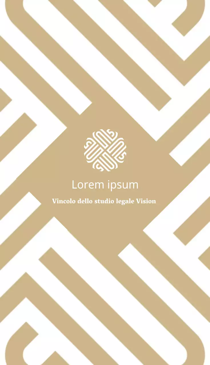 Pegno dello studio legale Vision