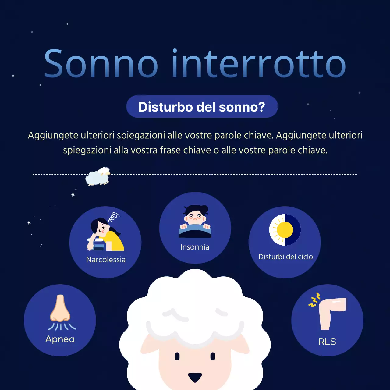 Notti buie e sognanti di blu navy e viola Ospiti indesiderati Diagnosi di insonnia