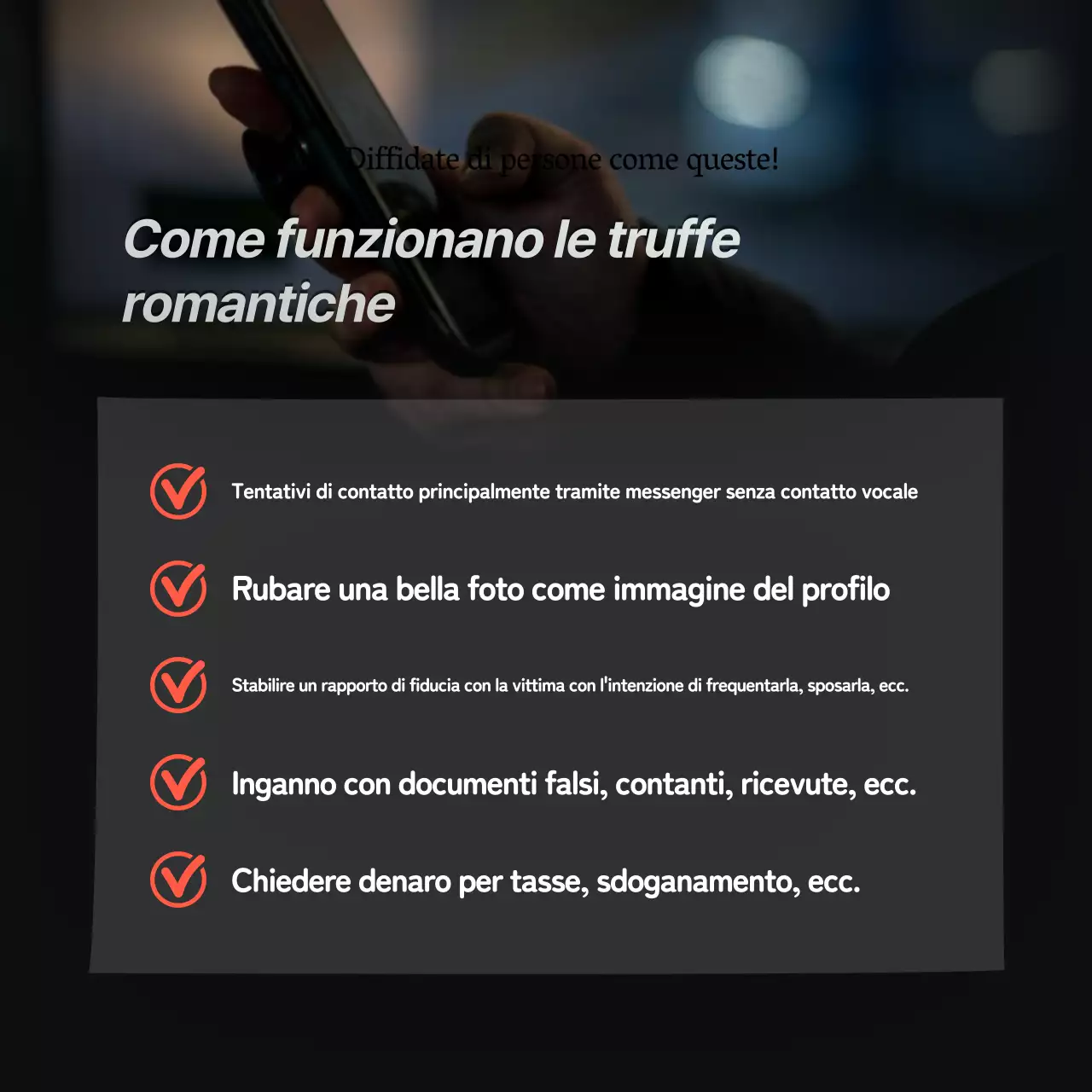 Come affrontare il nuovo crimine delle truffe di storie d'amore a tema oscuro