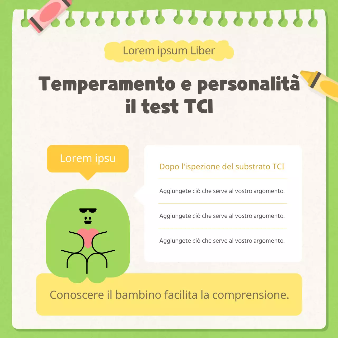 Introduzione del concetto di asilo giallo, un modo simpatico di educare i bambini piccoli