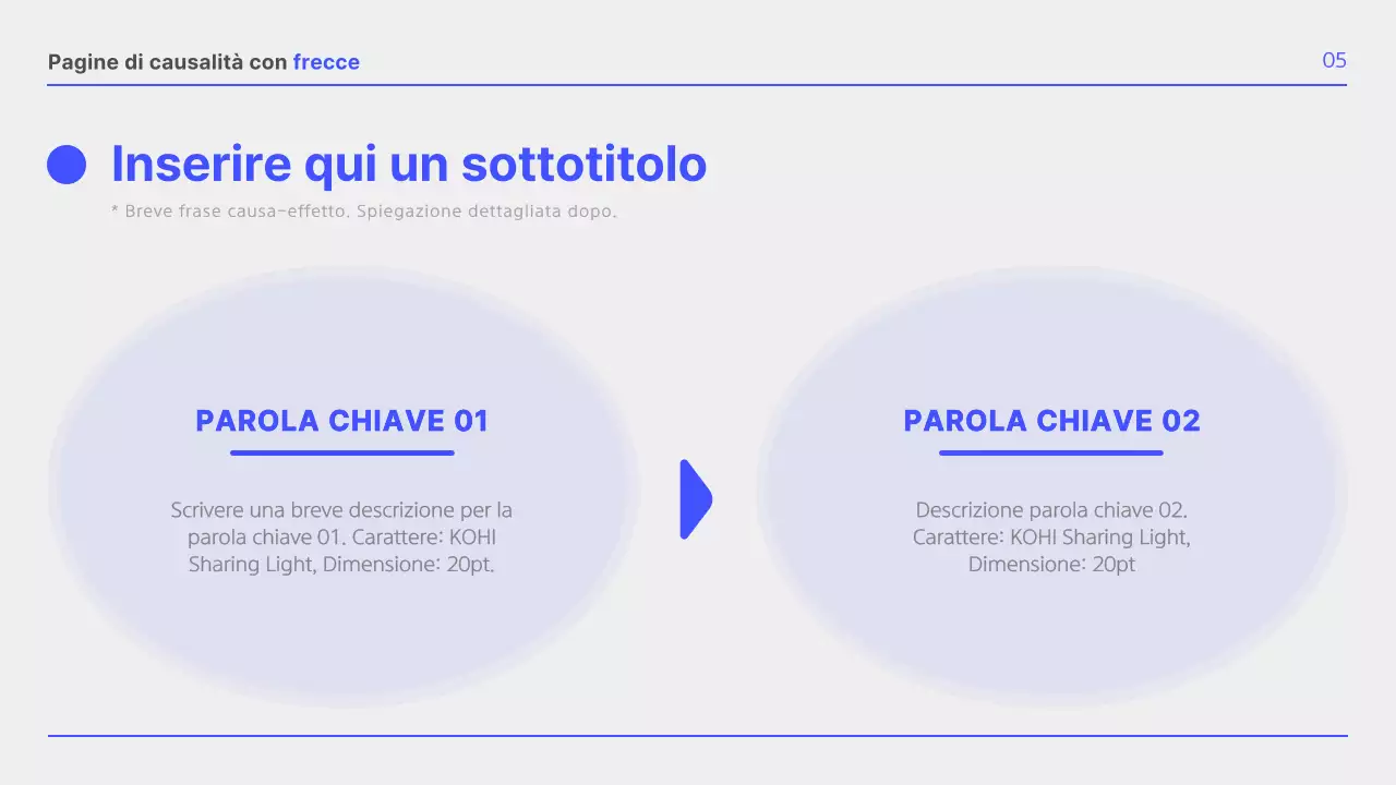 Semplice rapporto di layout aziendale in bianco e blu