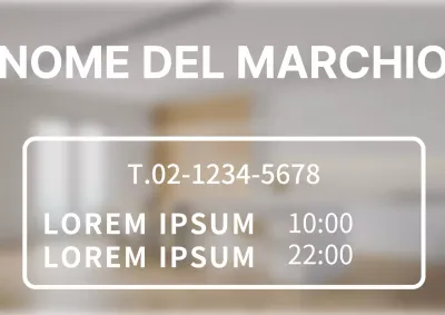 Carta da lettere bianca semplice per il nome della marca