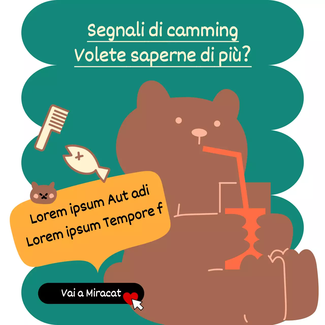 L'adorabile storia del linguaggio dei gatti di Brown e Yellow