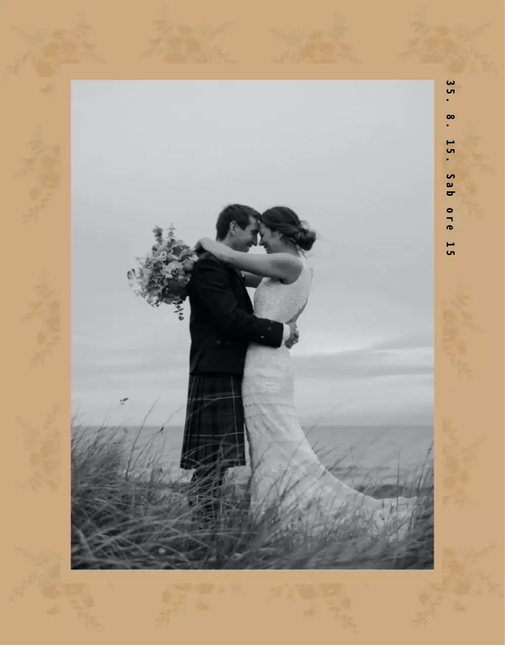 Dettagli della partecipazione di nozze