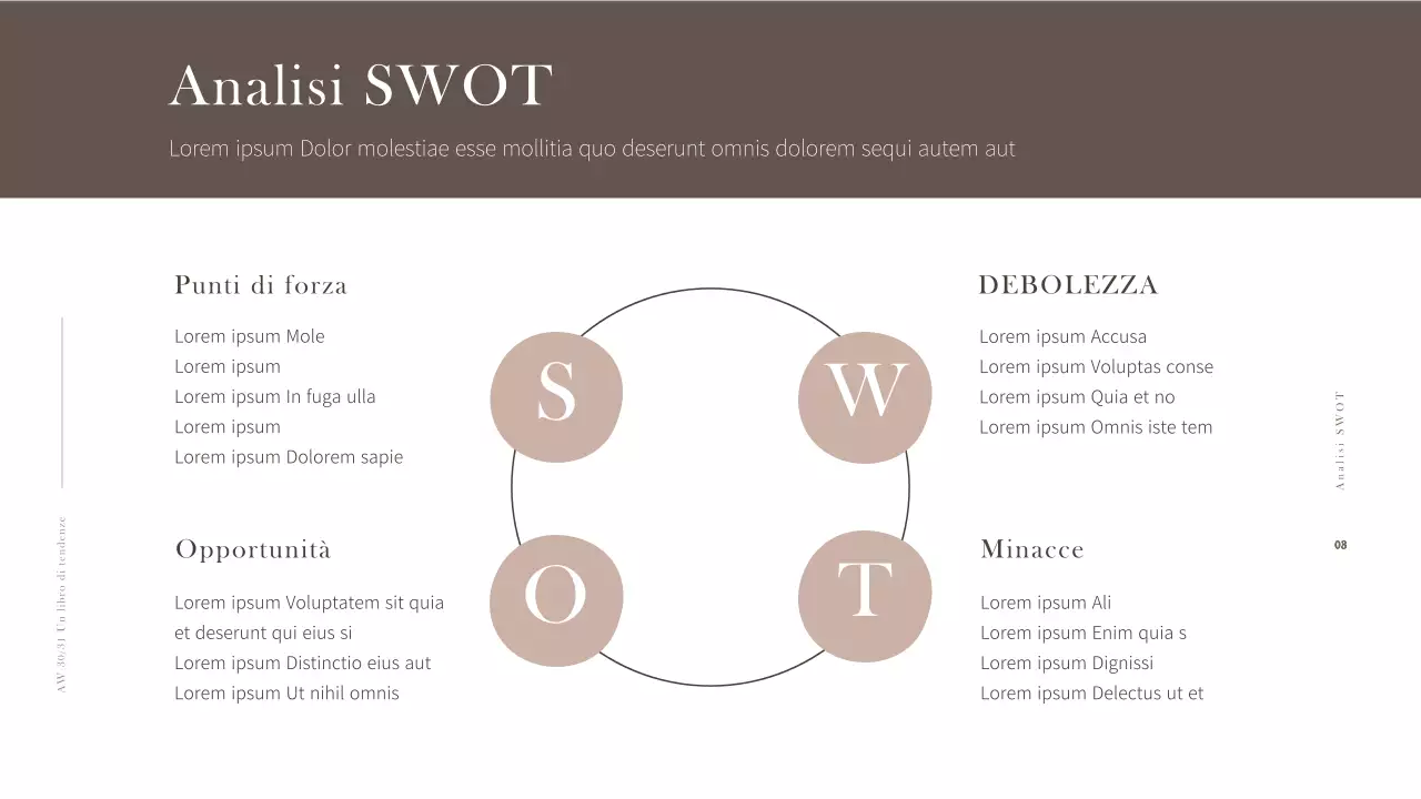 Piano aziendale di abbigliamento semplice con toni tenui