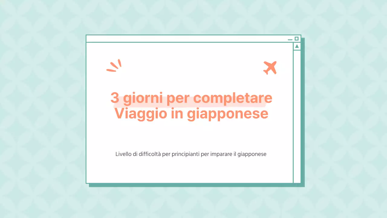 Una semplice lezione di giapponese alla menta e all'arancia