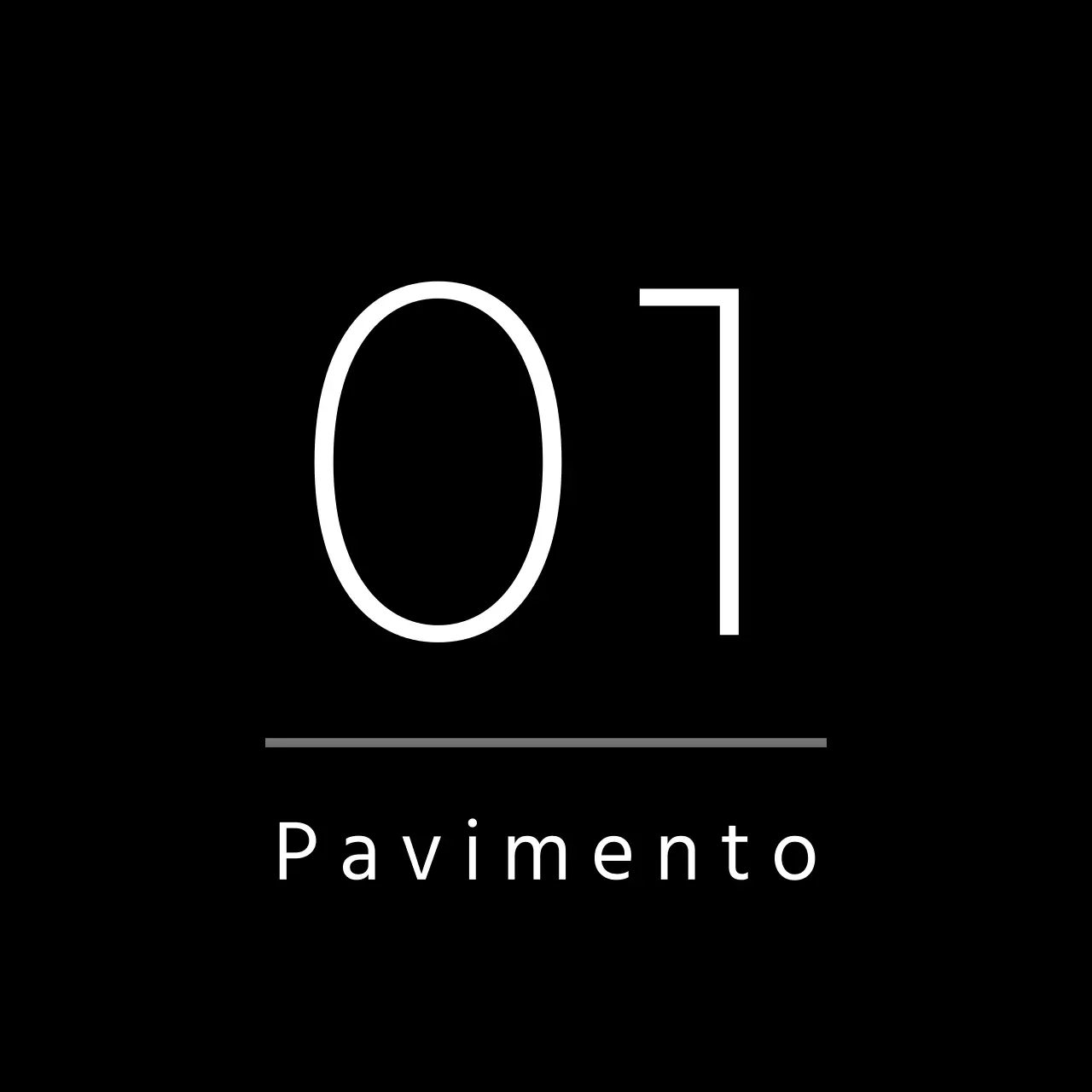 Segnaletica semplice nera