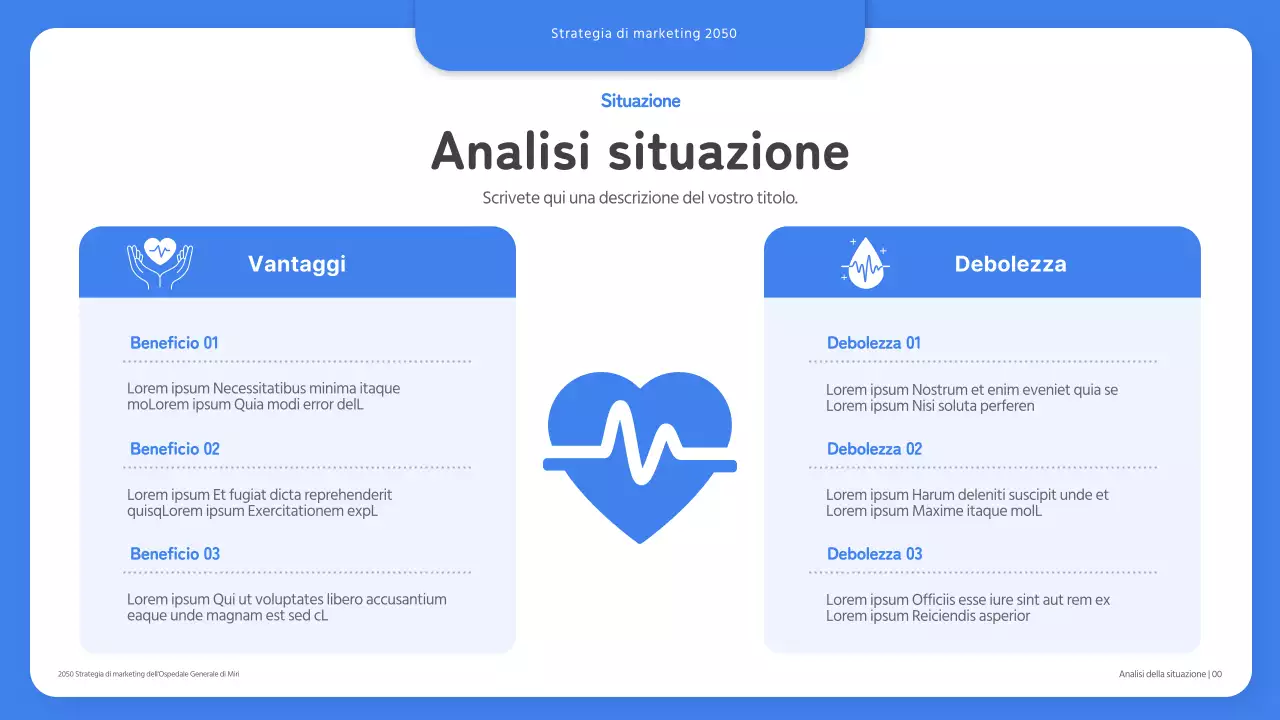 Il manuale di marketing sanitario blu e pulito (presentazione)