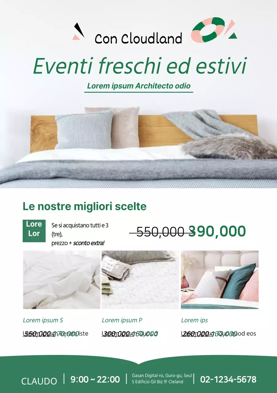Fuori stagione per la biancheria da letto estiva