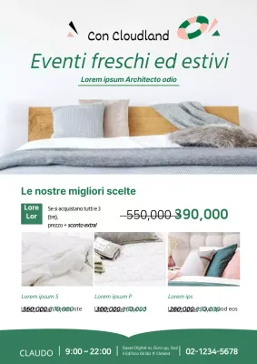 Fuori stagione per la biancheria da letto estiva