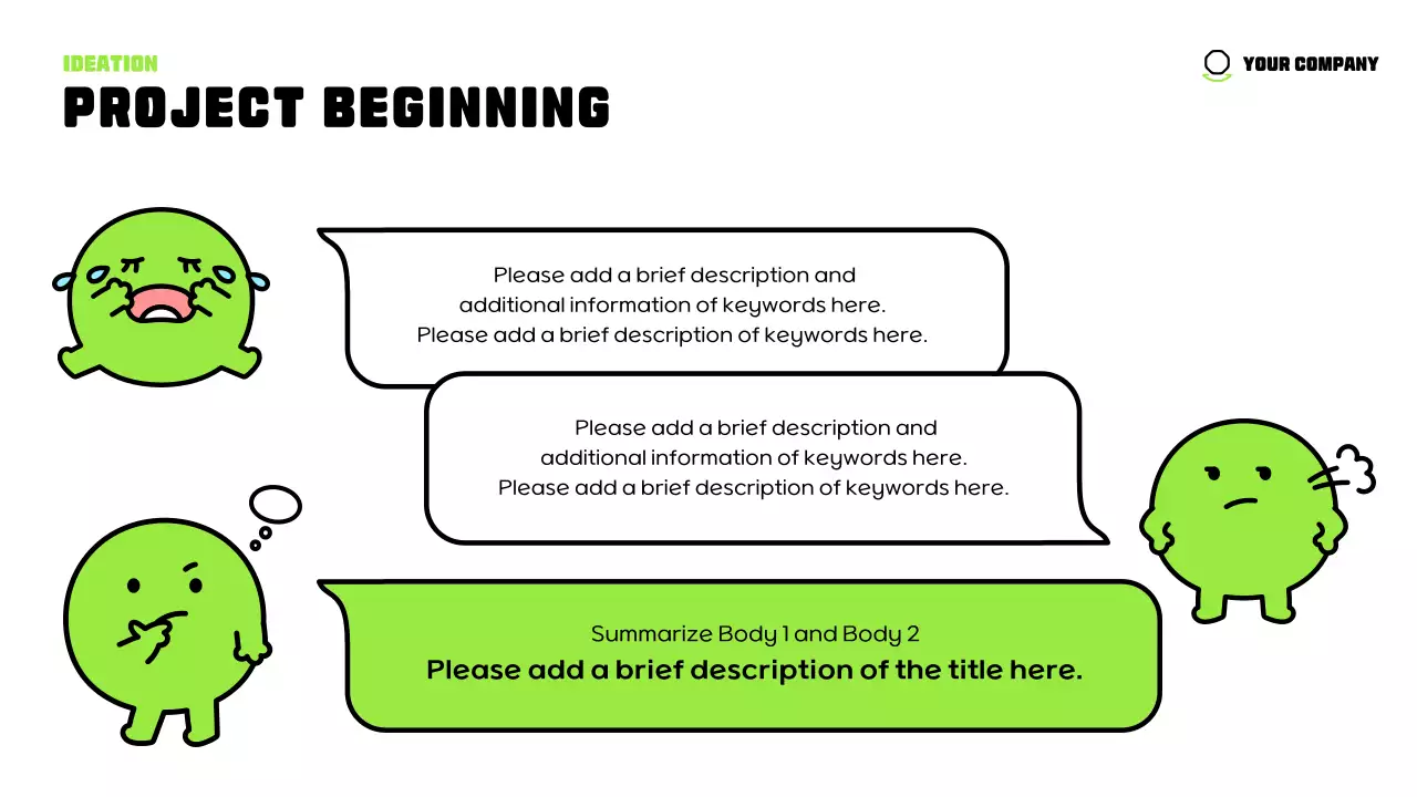 Green Minimal Character Presentation