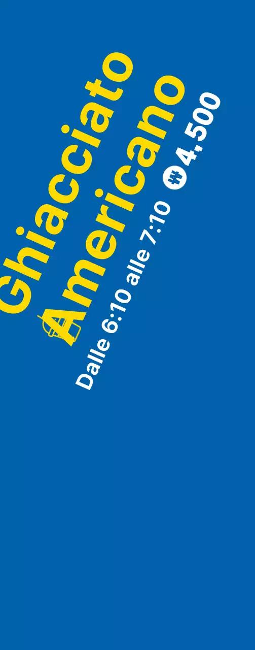 Promuovere la vendita di un caffè su uno sfondo blu Medio