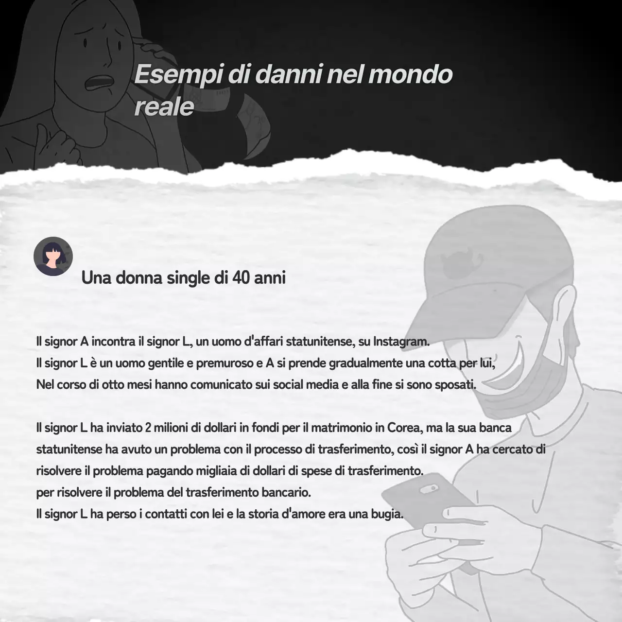 Come affrontare il nuovo crimine delle truffe di storie d'amore a tema oscuro