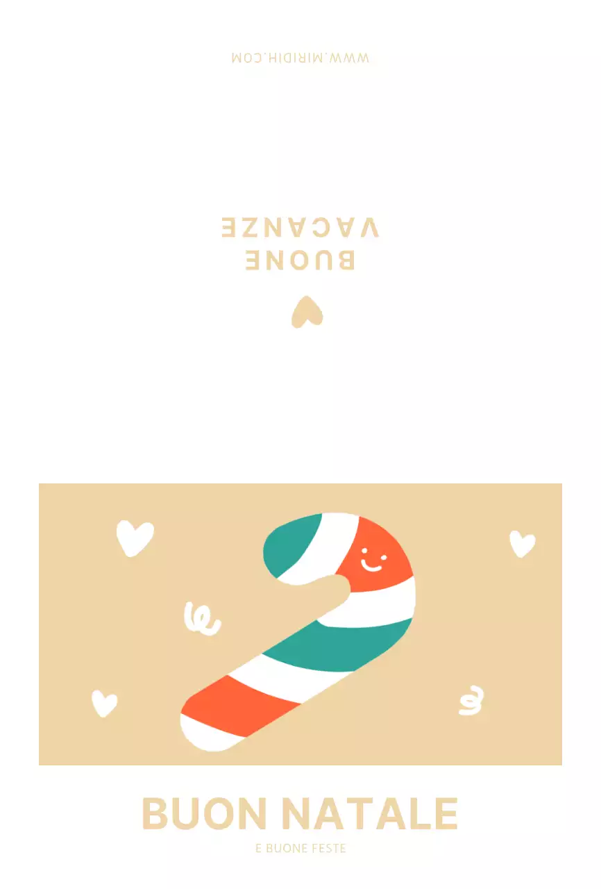 Bianco Carino Natale Caramelle Natale Cartolina Cartolina