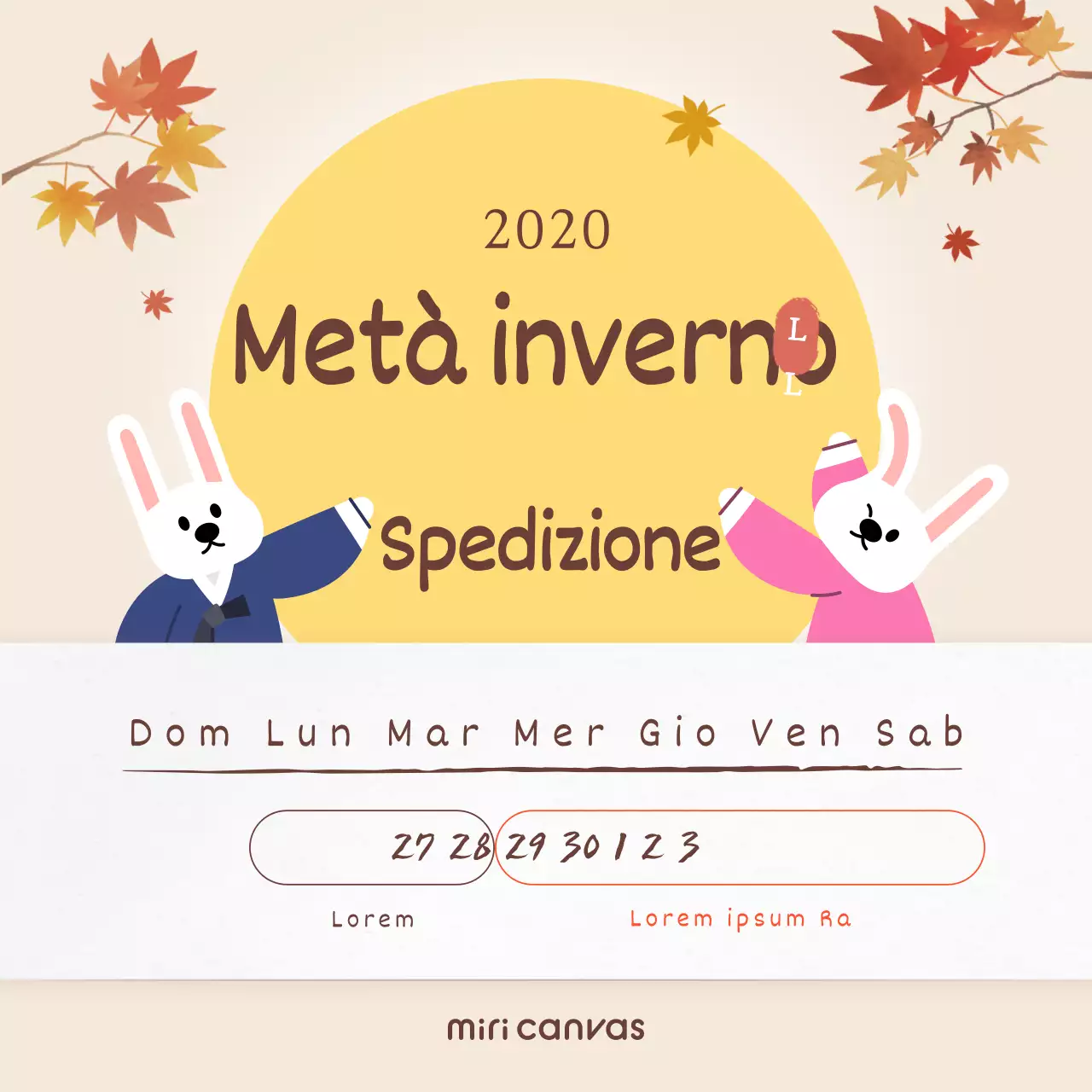 Informazioni sulla spedizione di mezza estate