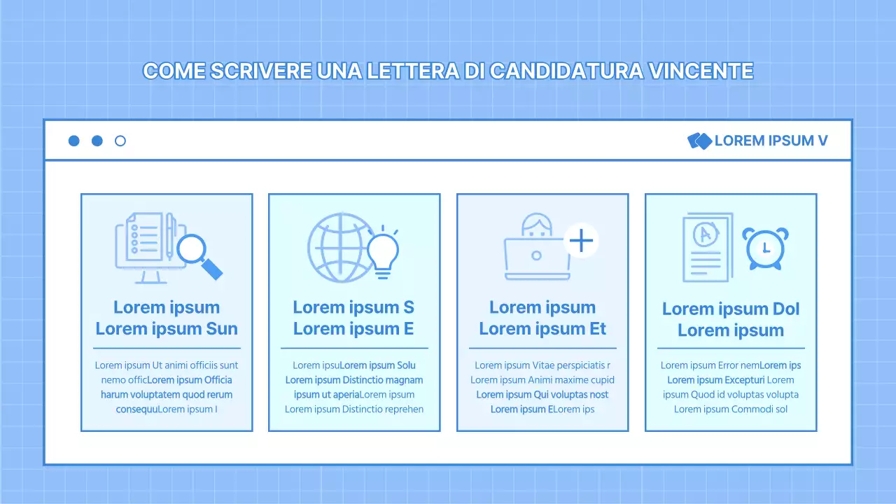 Presentazione del tutoraggio del lavoro in azzurro