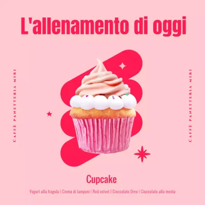 Il programma di oggi in questo grazioso caffè rosa