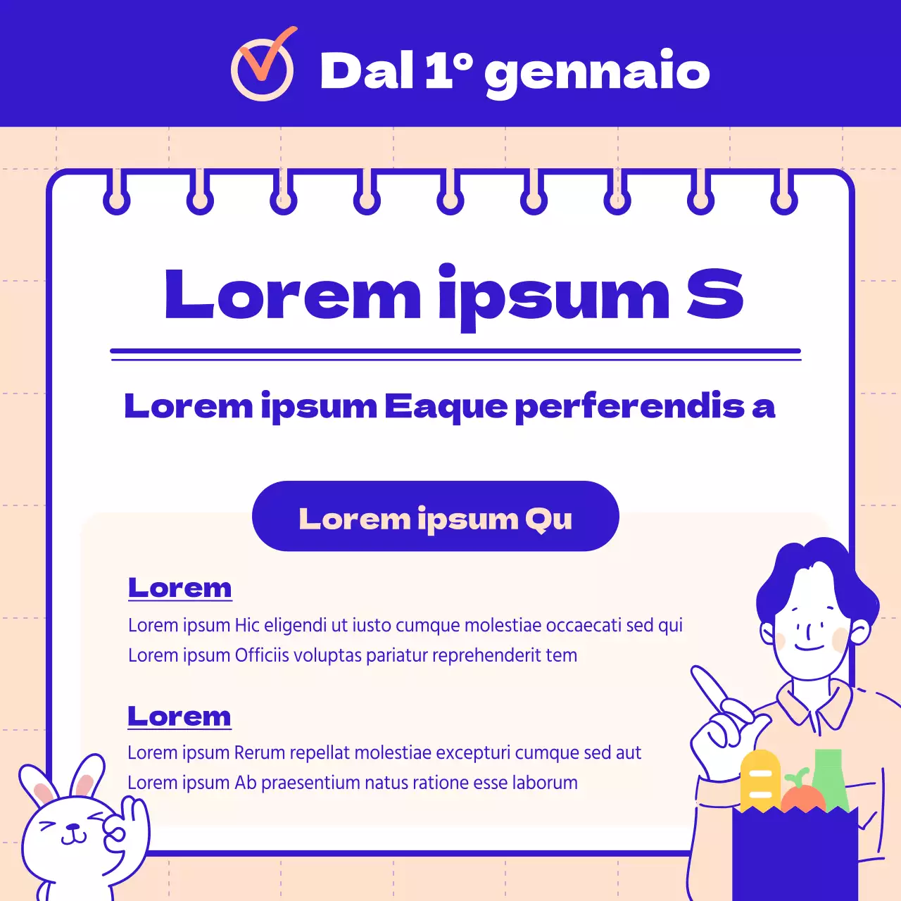 Introduciamo la politica che è stata cambiata da quest'anno, ordinata in blu e rosa.