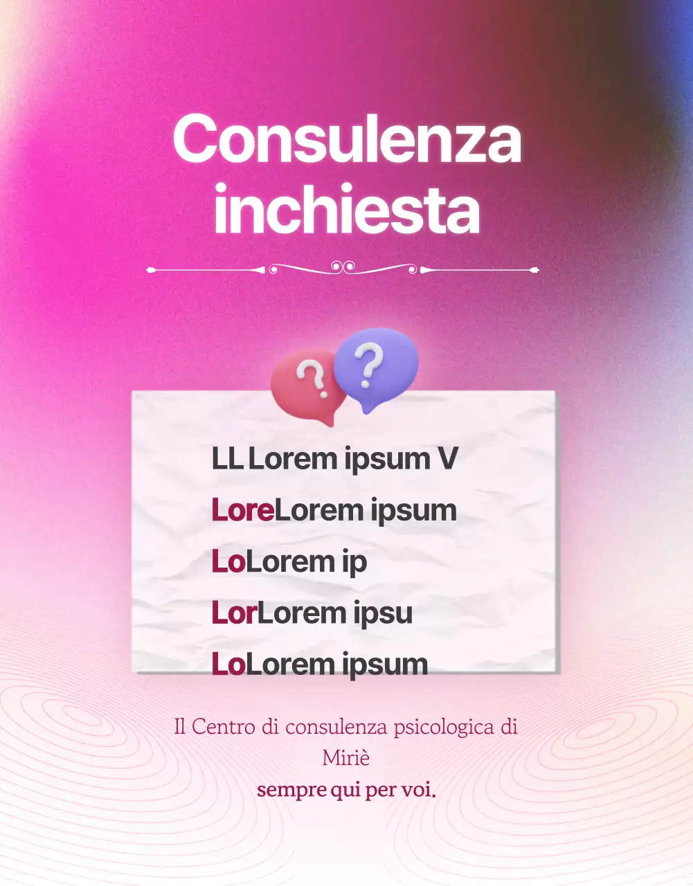 Promuovere una psicoterapia rosa, sognante ed emozionale