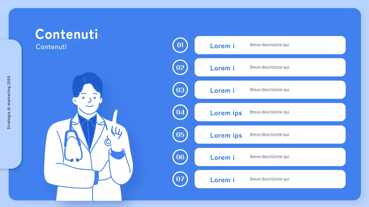 Il manuale di marketing sanitario blu e pulito (presentazione)