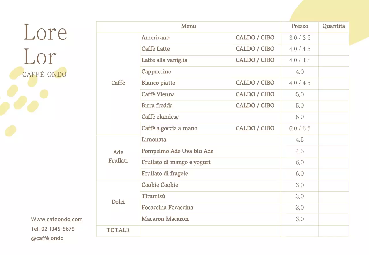 Temperatura del caffè