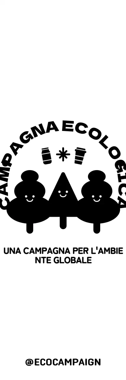 Simpatica combinazione di caratteri e testi in legno per la promozione di campagne ecologiche