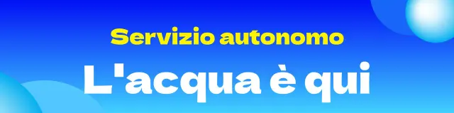L'acqua blu, bianca e gialla è un accessorio di guida con auto-omaggio e forma circolare.