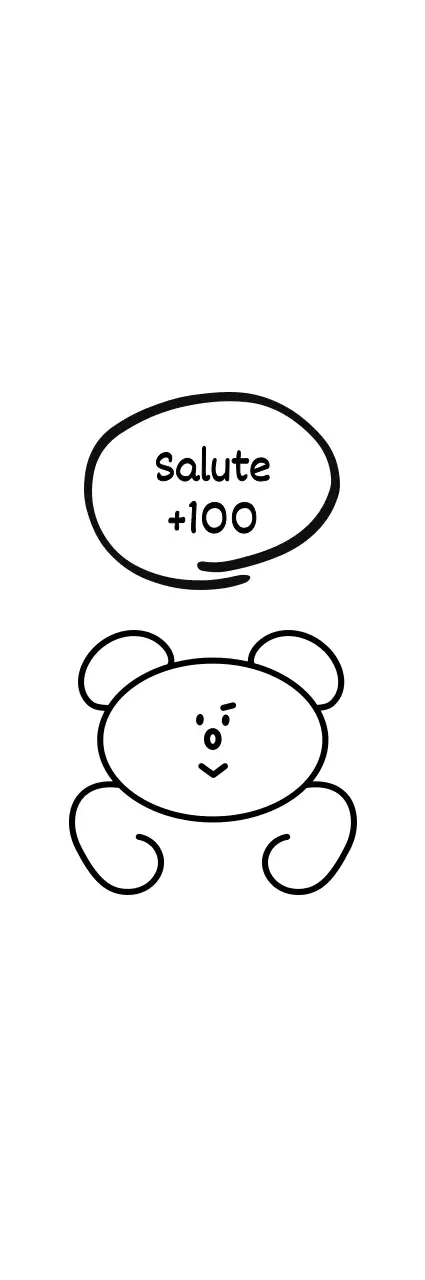 Una campagna per bere acqua con una simpatica e semplice illustrazione di un orso nero