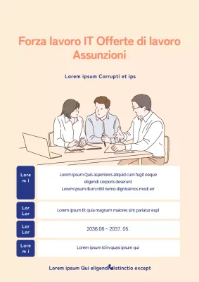 Reclutare le aziende per partecipare alla creazione di posti di lavoro beige e semplici