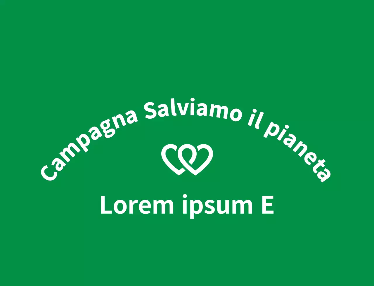 Stile del logo del simbolo del volontario pulito in verde chiaro e blu navy per le organizzazioni ambientaliste globali