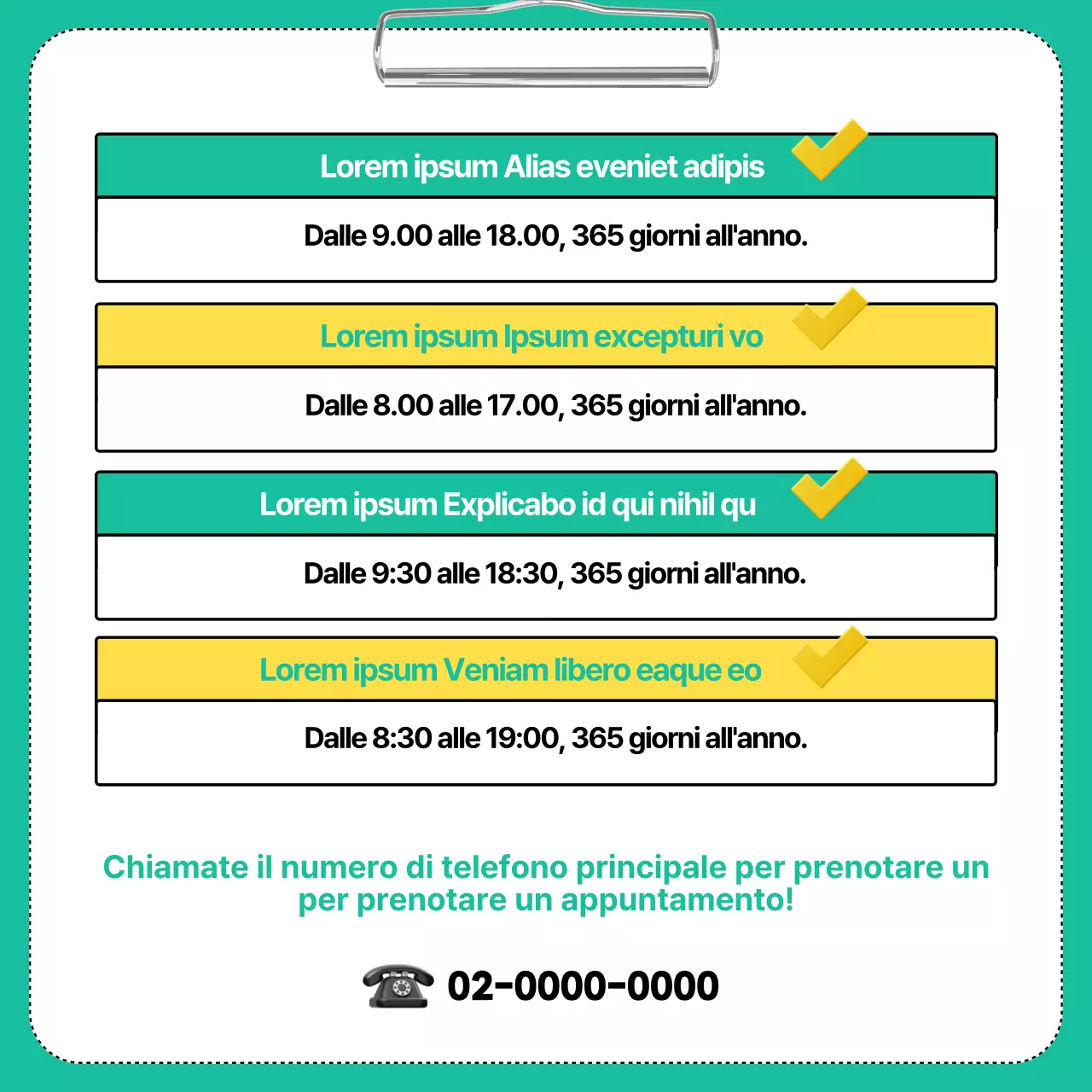 Carta di screening sanitario estesa alla menta e al gialloNews