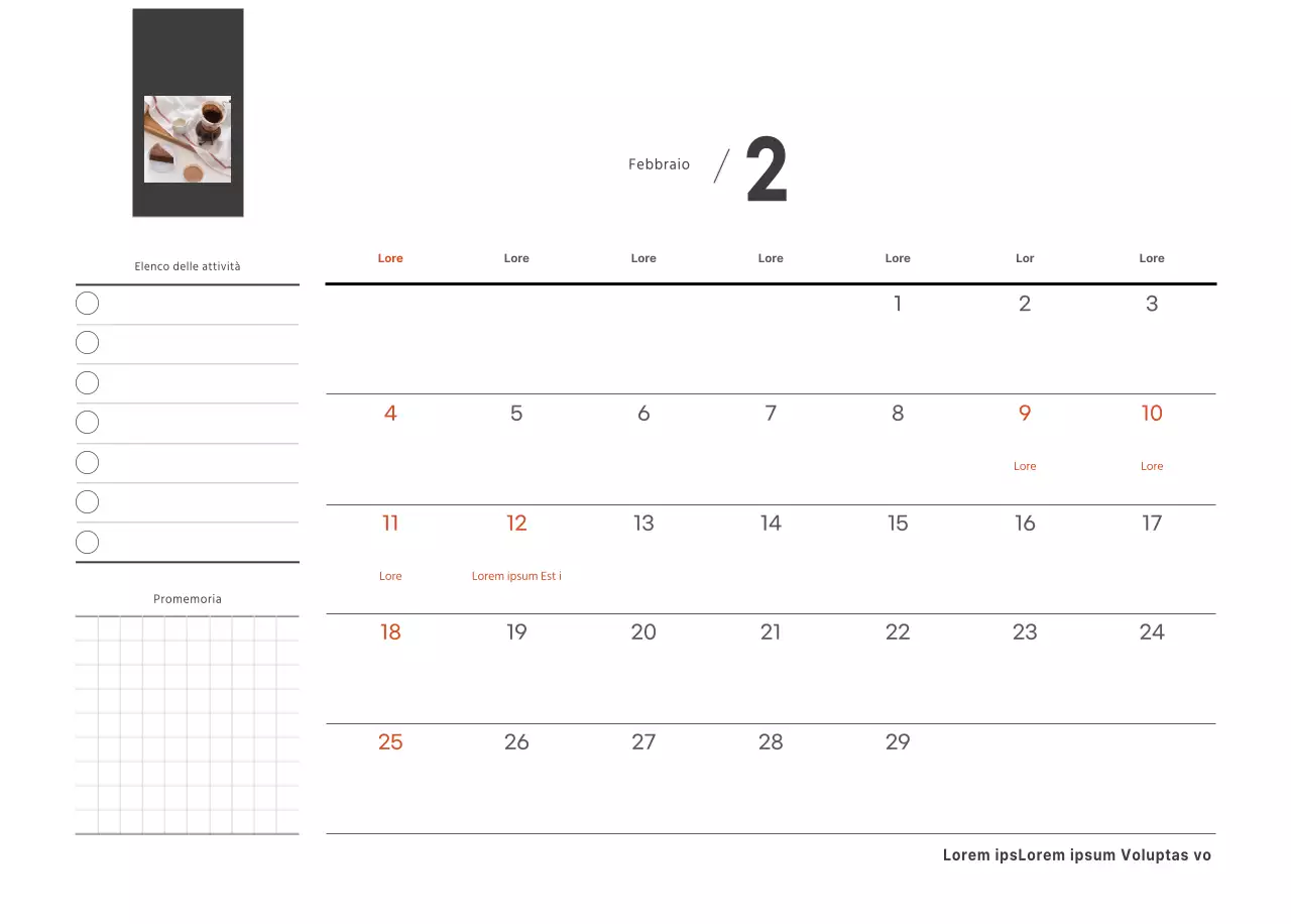 Un caffè sentimentale bianco e marrone