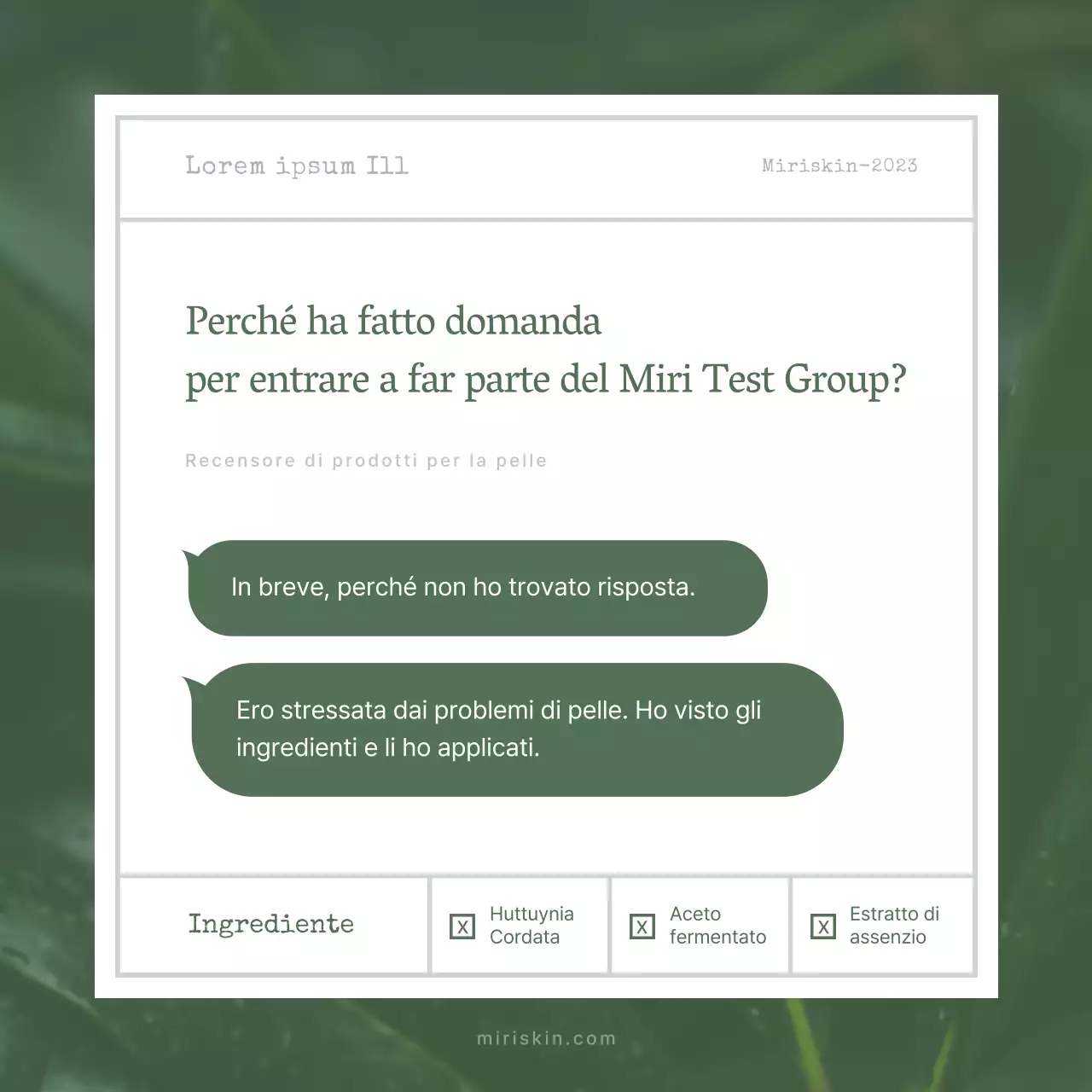 Recensione dei cosmetici biologici Green's