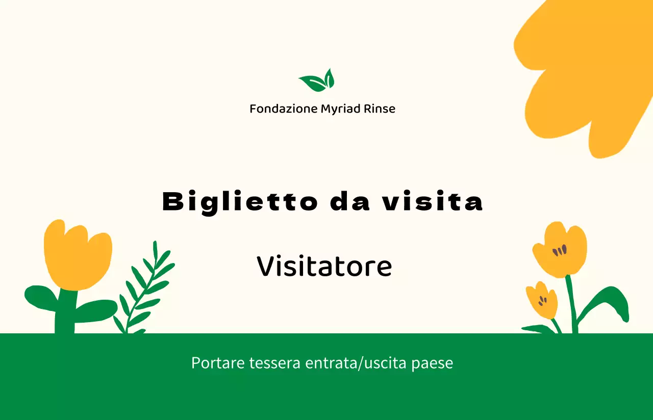 Biglietto da visita con calde illustrazioni