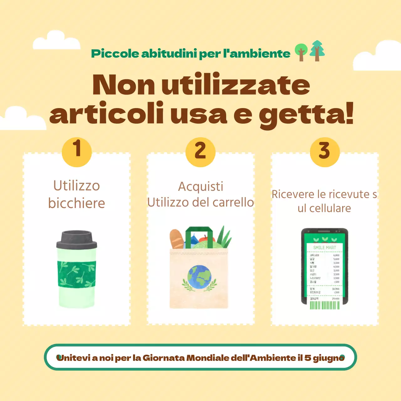 Una guida alla simpatica campagna verde e marrone Riduci i tuoi rifiuti per la Giornata della Terra