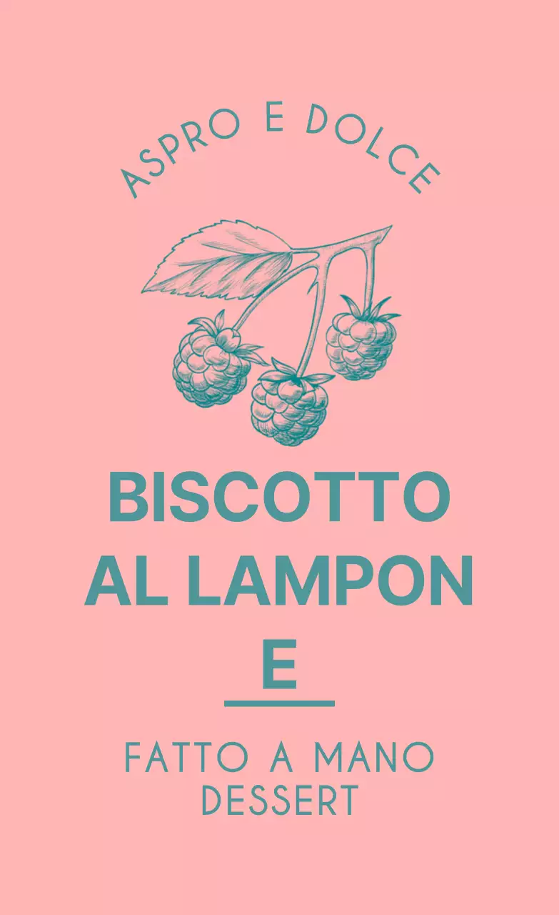 Bozzetti di bacche vintage in rosa e giallo per decorare i biscotti fatti in casa