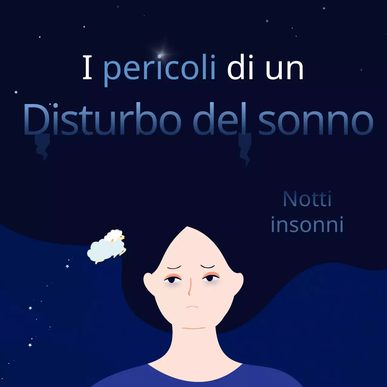 Notti buie e sognanti di blu navy e viola Ospiti indesiderati Diagnosi di insonnia