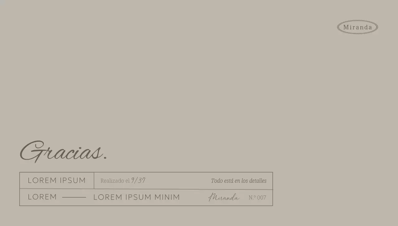 Sobres de agradecimiento personalizados con texto y líneas en colores apagados