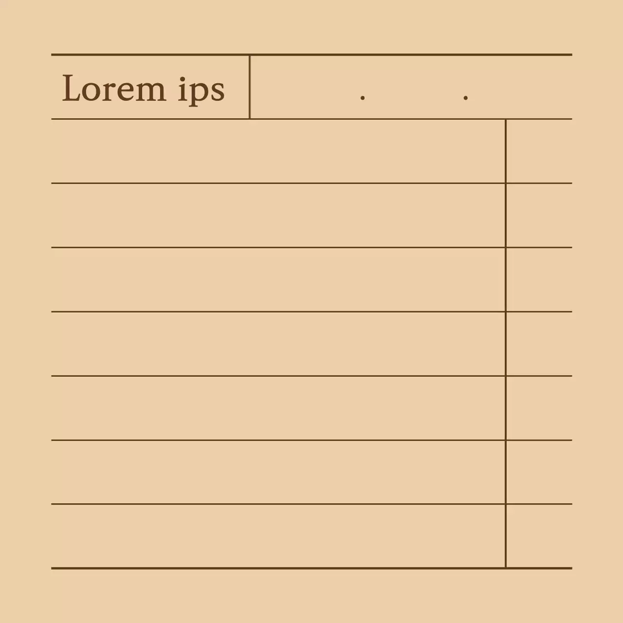 Un modello di concetto di blocco note pulito con colori caldi